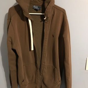 Polo xl brown hoodie